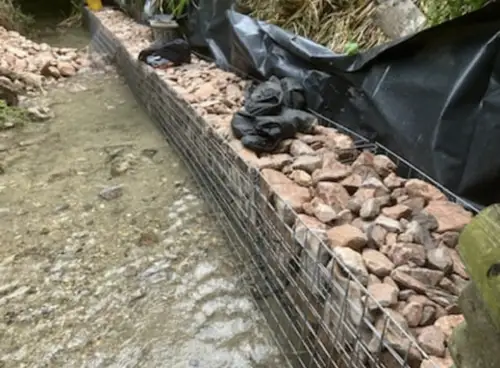 Click Here To Enlarge This Photo Of Gabion Walls