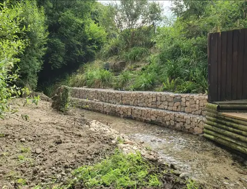 Click Here To Enlarge This Photo Of Gabion Walls